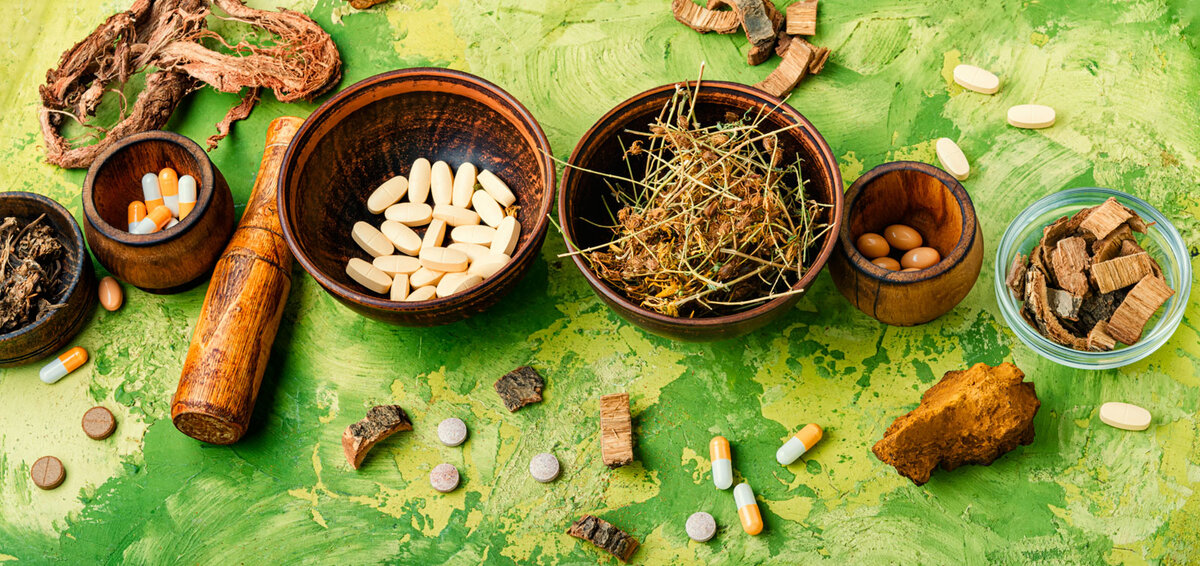 Tabletten mit rein pflanzlichen Wirkstoffen