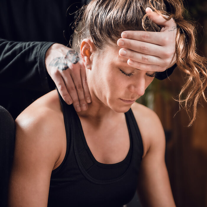 Shiatsu Nacken- und Schultermassage